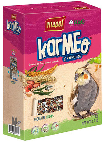 KARMEO Premium Food for Cockatiel 2.2lb (zipper bag)