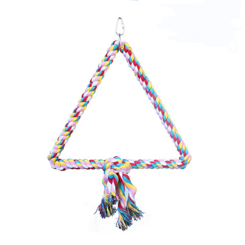 Medium Triangle Cotton Rope Swing - 15.75" x 12.6" x 12.6"